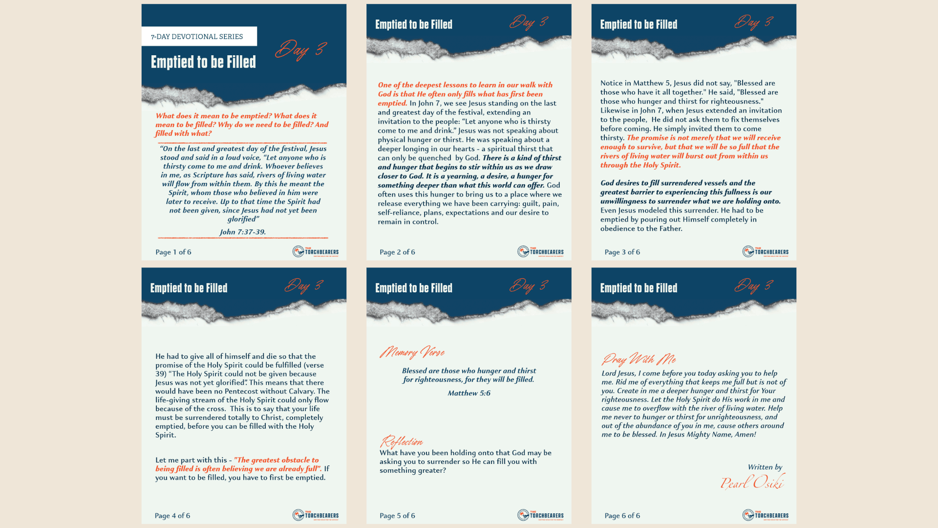 Sample Devotional adapted for social media