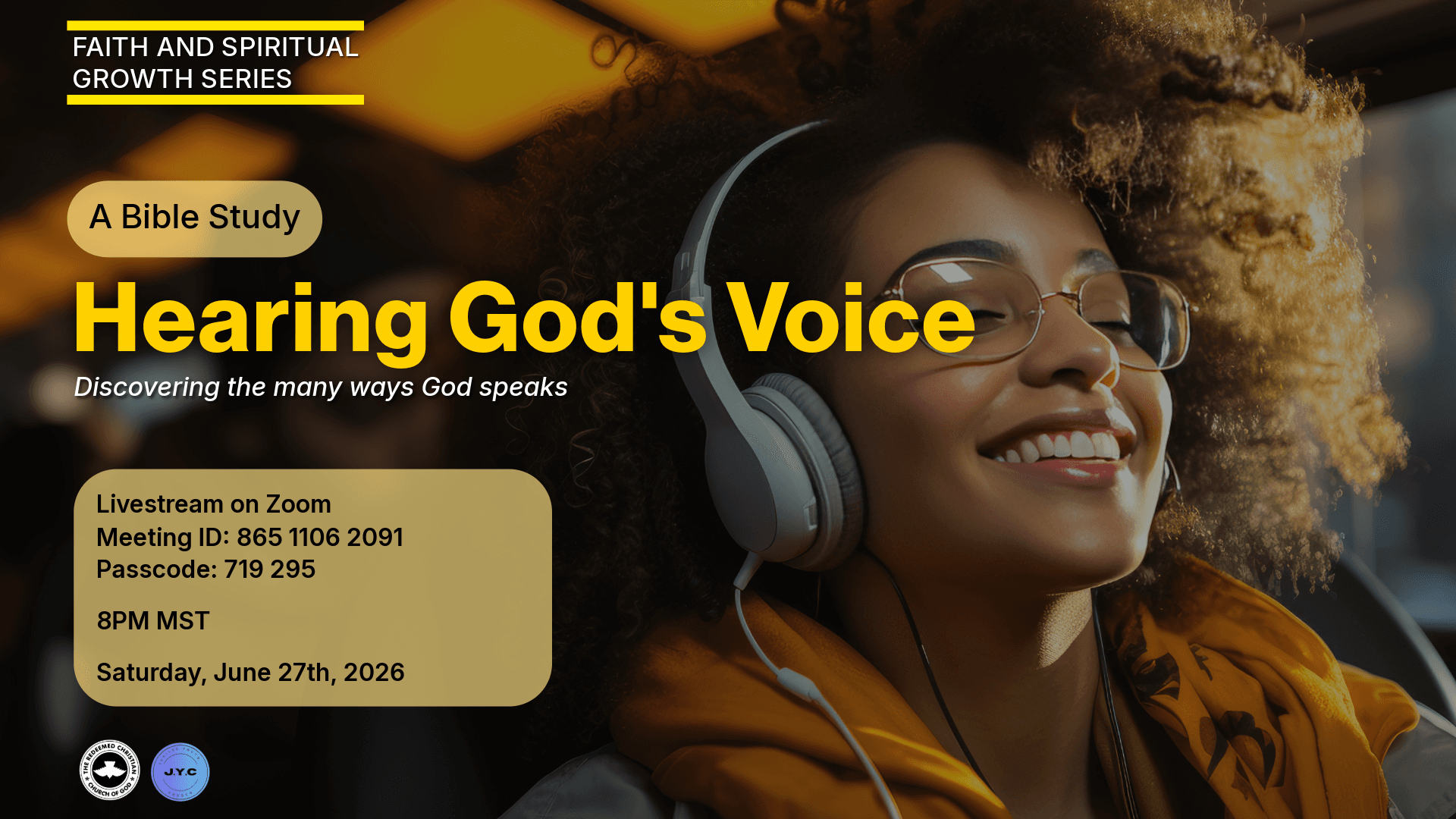 JYC Faith and Spiritual Growth Series — Hearing God's Voice