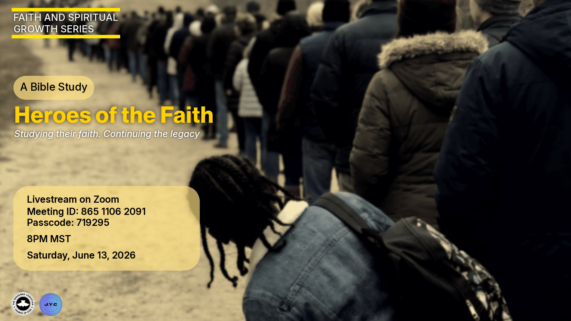 JYC Faith and Spiritual Growth Series — heroes of the faith